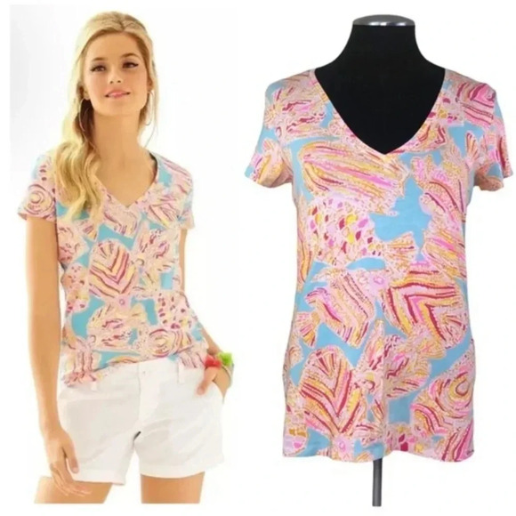 Lilly Pulitzer Short Sleeve T-Shirt - Picture 1 of 8